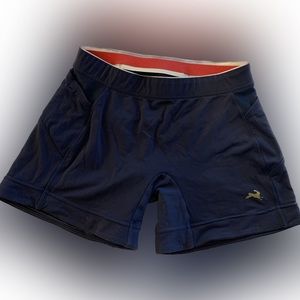 Tracksmith Lane Five 5 shorts in navy XS good/fair condition